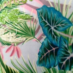 TABLE RUNNER 14x72" LARGE Decorative TROPICAL BUNGALOW No 10 BRAND-NEW w/tags